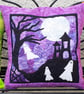 Ghosts Halloween Pattern Art Quilt Panel - Image 7