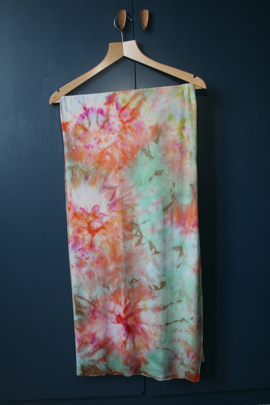 Beautiful ice dyed Bamboo scarf
