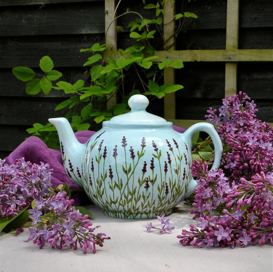 Lavender Teapot - seconds sunday