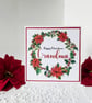 Grandma Christmas card, Christmas card for grandma, nana card for Christmas, poi - Image 2