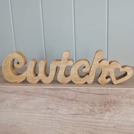 Chunky Freestanding Wooden Cwtch