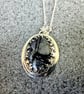 Picasso Marble E & Sterling Silver Pendant