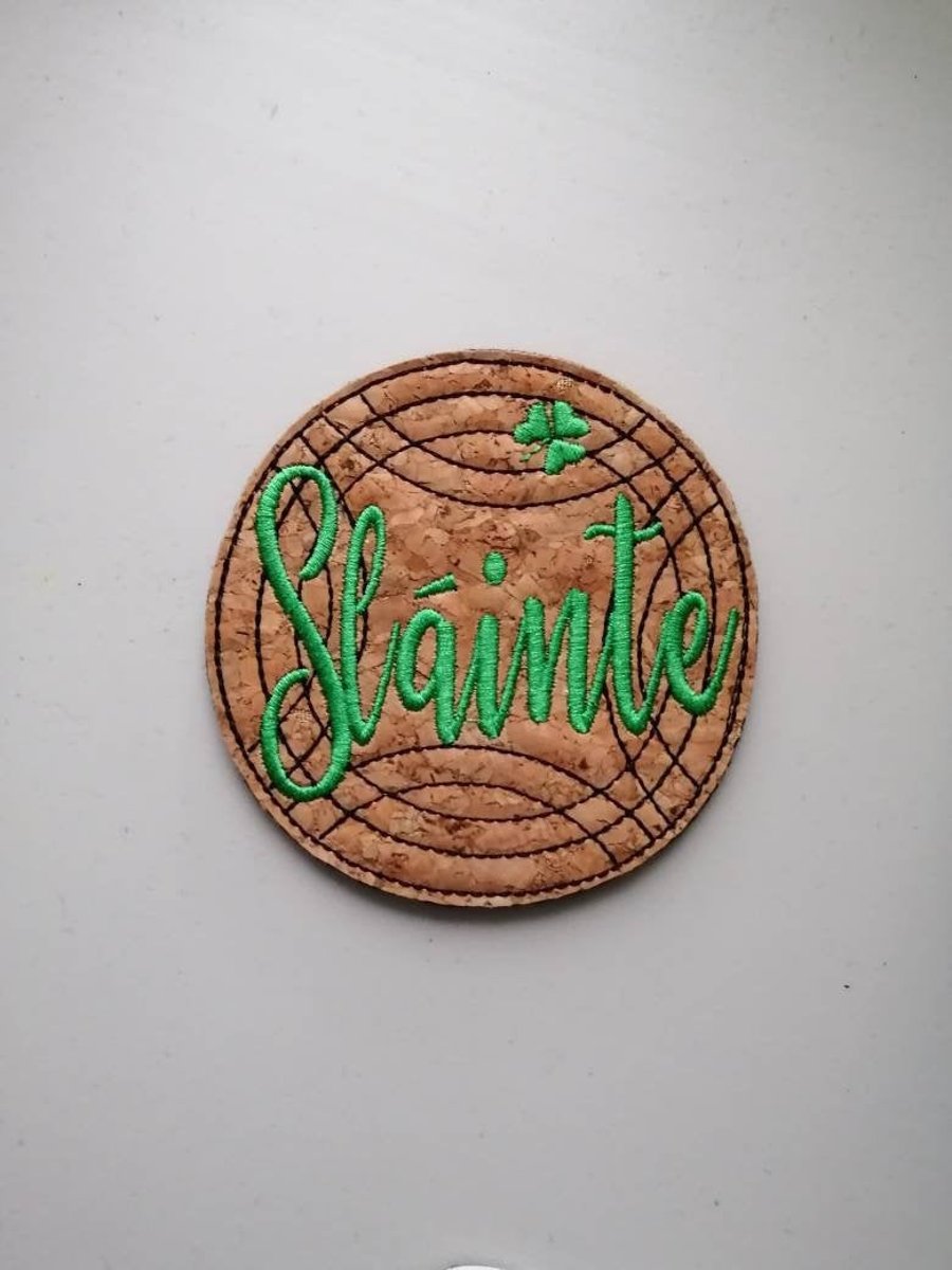 787. Slainte (Health) Irish coaster.