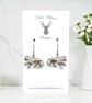 Charm Earrings - Silver Lion