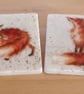 Marble Fox Coasters - Image 1