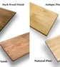 Solid Wood Shelving Unit, Low Bookcase Display Shelves - Staggered Shelves - Image 8