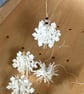 Snowflake Bauble - Purple Beads - Image 4