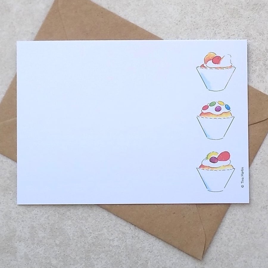 S A L E    Cupcake Postcards (pack of 6)