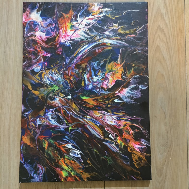 'Exhiliration' Original Unique Canvas 