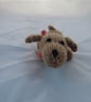 Hand Knitted Mini Spaniel Toy Dog - Collectable Doll - Small World Play - Image 1