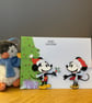Handmade Minnie & Mickey Christmas Card – Festive Holly Christmas Card - Image 6
