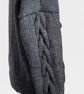 Hand Knitted Cable Pattern Cardigan In The Colour Storm - Fits Age 2 - 3 Years - Image 5