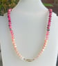 Lilly Pilly Berry Hand Knotted Beaded Gemstone Necklace - Image 8