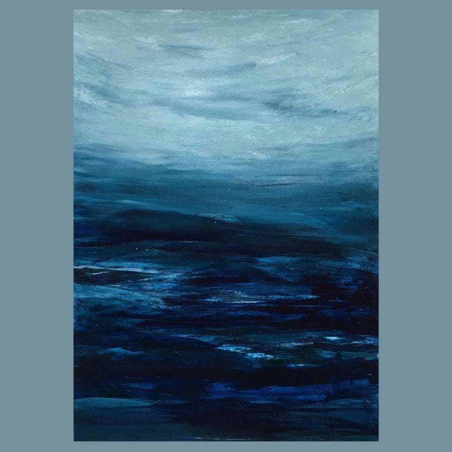 Perfectly Imperfect Original Seascape Painting - Sample 45