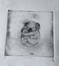 Koala Mother And Baby Etching - Image 3
