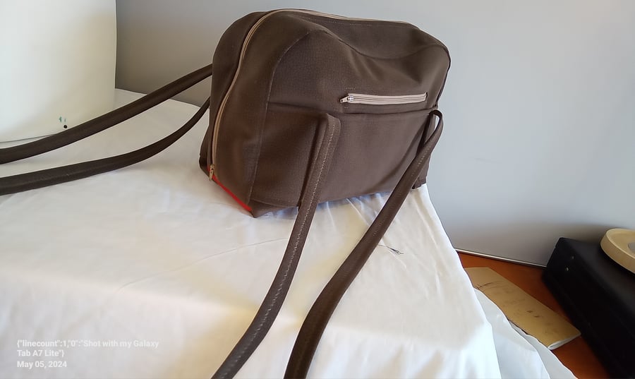 Men's overnight shoulder bag Folksy