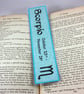 Handmade laminated bookmark - signs of the zodiac - Image 2