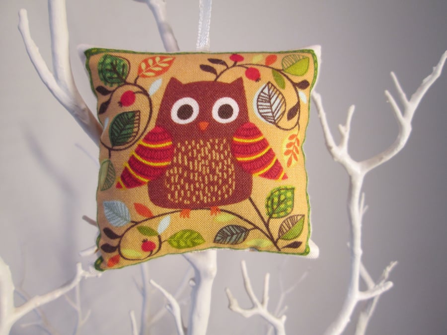 Brown owl Lavender Bag
