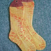 Socks, hand knitted, SMALL, adult size 4-5