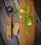 Purple Aster Crochet Bookmark - Midnight Purple - Image 3