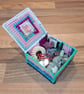 Small tray for small desk items - punk theme with lid - Image 5