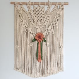  Macrame Bee hive wall hanging