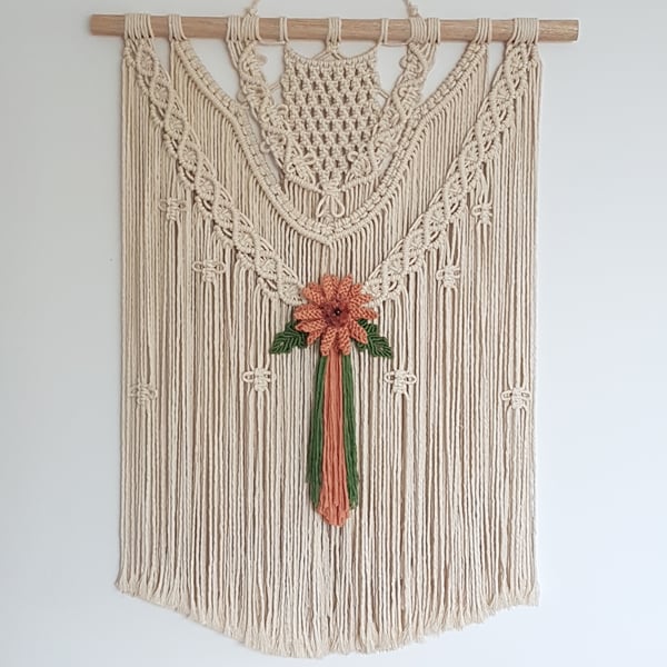  Macrame wall hanging, Busy Bees Beehive Wall Hanging