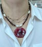 Sacred Crimson Poppy Necklace - Image 3
