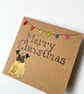 Pug Christmas card- Merry Christmas  - Image 4