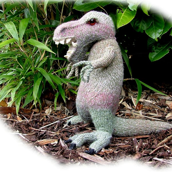 TEX Tyrannosaurus Dinosaur toy knitting pattern