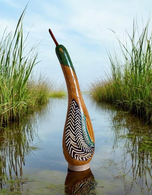 Bennu Bird Gourd Lamp