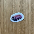 Pixel Caterpillar Cake Sticker