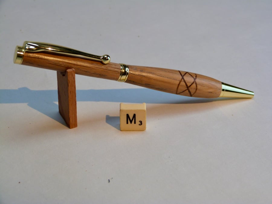 Handcrafted wooden pen