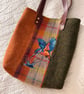 The Harris Tweed Kingfisher Tote - Image 3