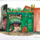 The Pilgrim Pub Liverpool Watercolour Print
