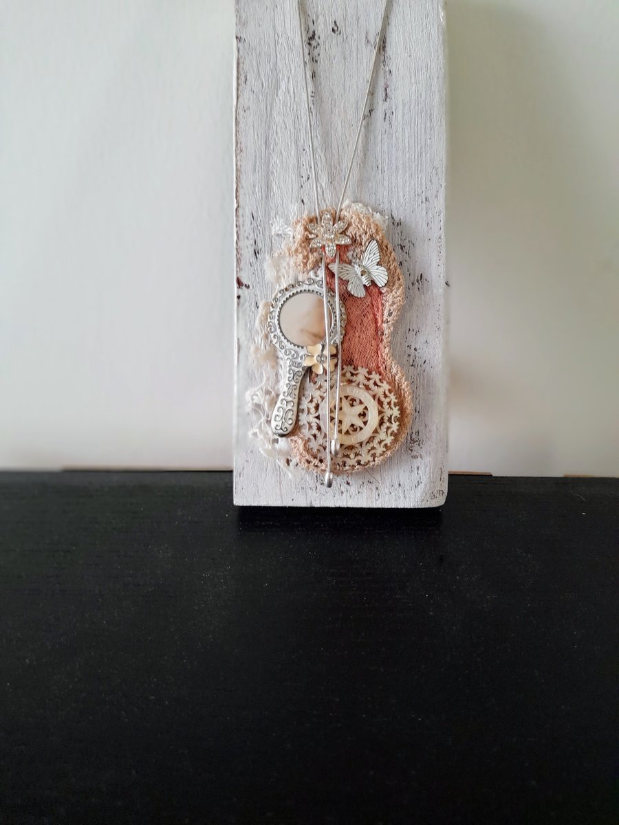 Vintage Textile Mix Necklace