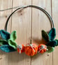 Autumn wreath, pumpkin wreath, small crochet wreath - Image 3