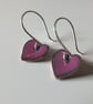 Purple heart earings - Image 5