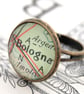 Map Ring - Custom Location Gift for Sister - Choose Your Own Place - Image 1
