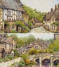 Castle Combe . The Cotswolds. Pair of Signed Special Edition Prints 