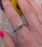 Sterling Silver Sunburst Round Surfite Ring Size O - JBJ4029 - Image 3