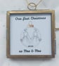 First Christmas for Newlyweds Miniature Framed Prints - Image 4