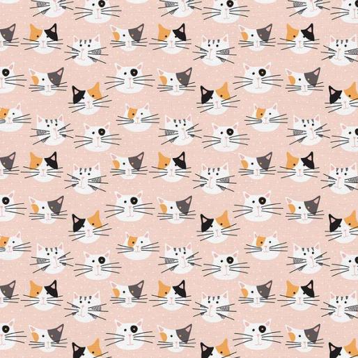 Tails and Whiskers cat faces by The Tiny Garden - Paintbrush Studio