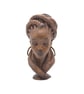 Black woman with braids, 3d printed bust, african state, Black girl figurine, 