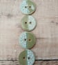 Buttons, handmade pottery buttons, set of 4 - Image 7