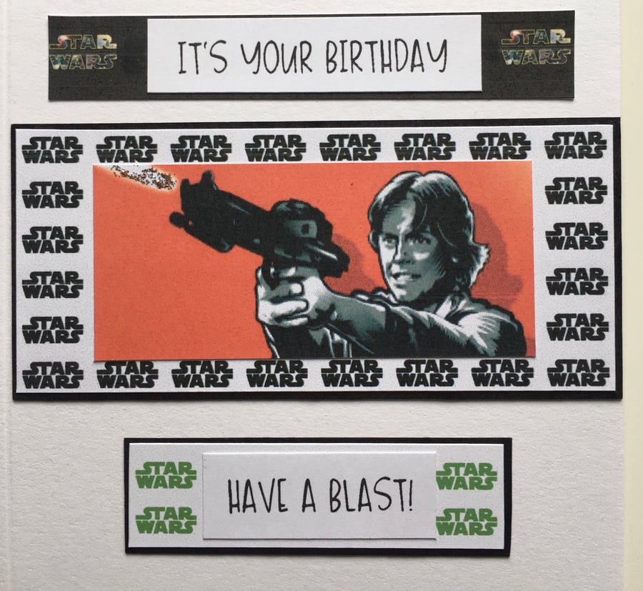 Happy Birthday Card  - for a Star Wars fan