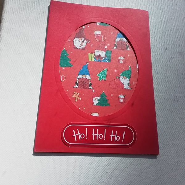 Christmas card. Christmas. Gnomes. Gonks. Ref 280