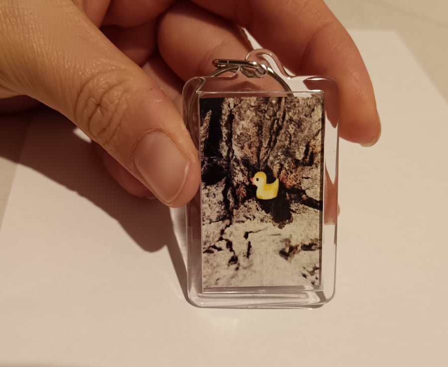 Little duck photography rectangular keyring
