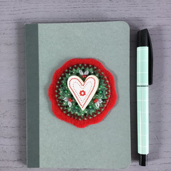Heart Notebook and Pen Set