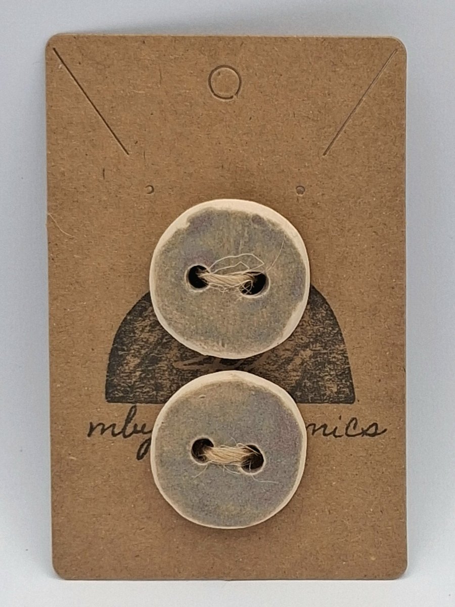 Ceramic buttons